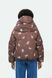 Пуховик шоколадний FLER