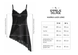 Майка шовкова чорна LACE TOP o_MKLACE top 01-XS/S фото 3